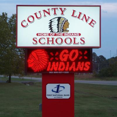 DCI LED Single Color Digital Display